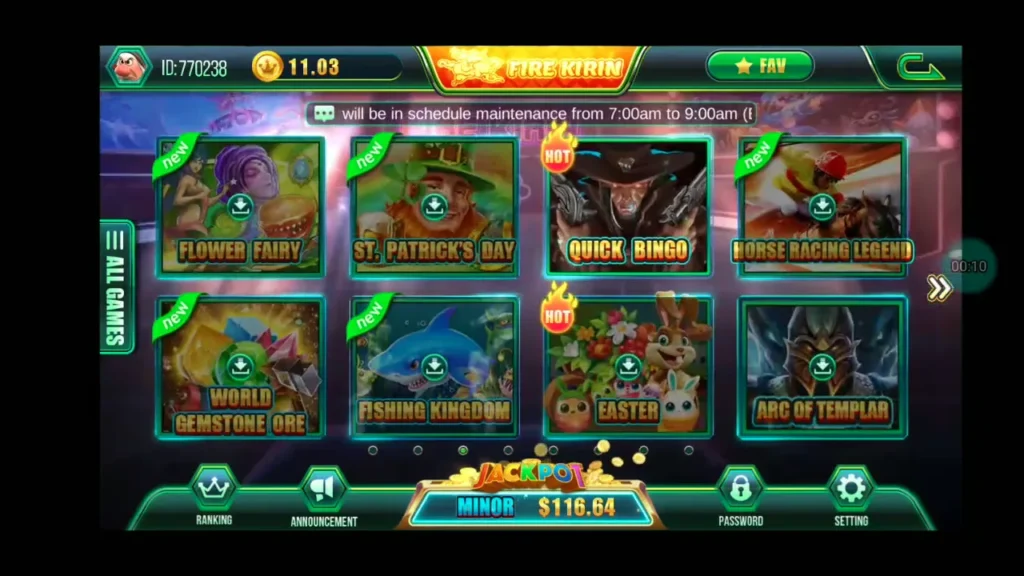 Home 5 Fire Kirin Games