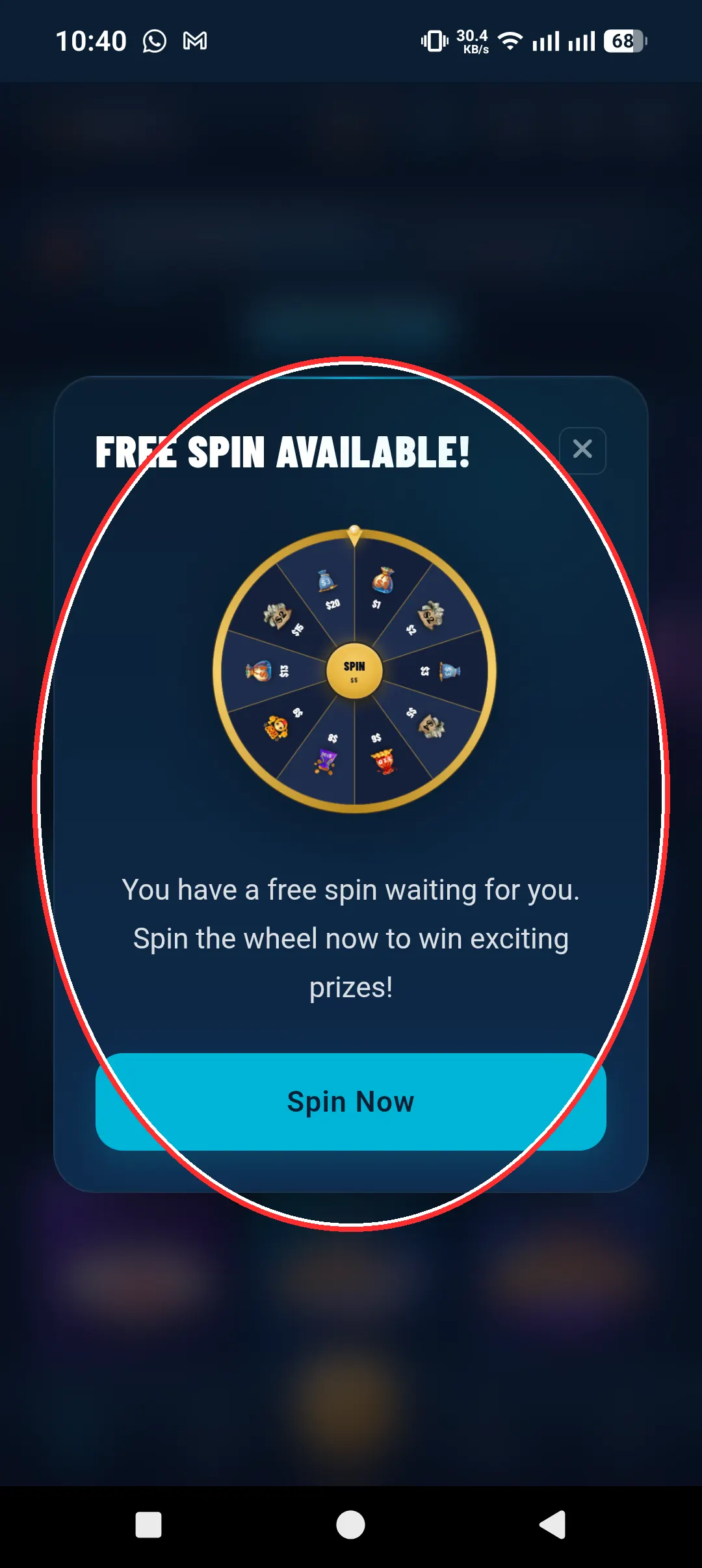 Distributor free spins and bonus offer for Fire Kirin players