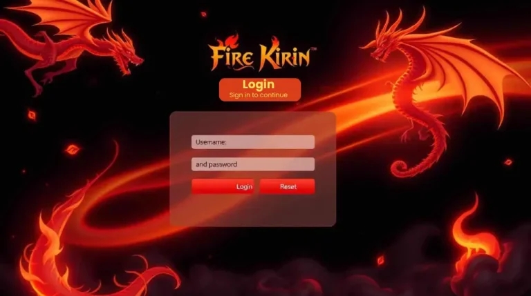 LoginPage_Fire_Kirin